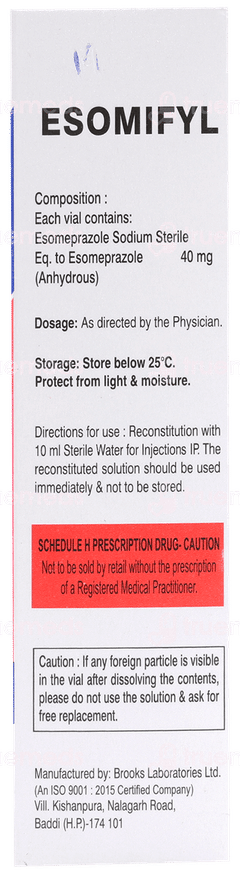 Esomifyl 40 Mg Injection 10 Ml